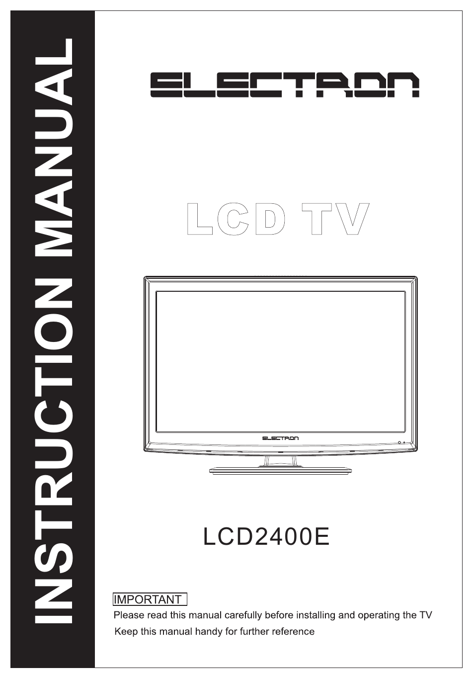 Curtis LCD2400E User Manual | 17 pages