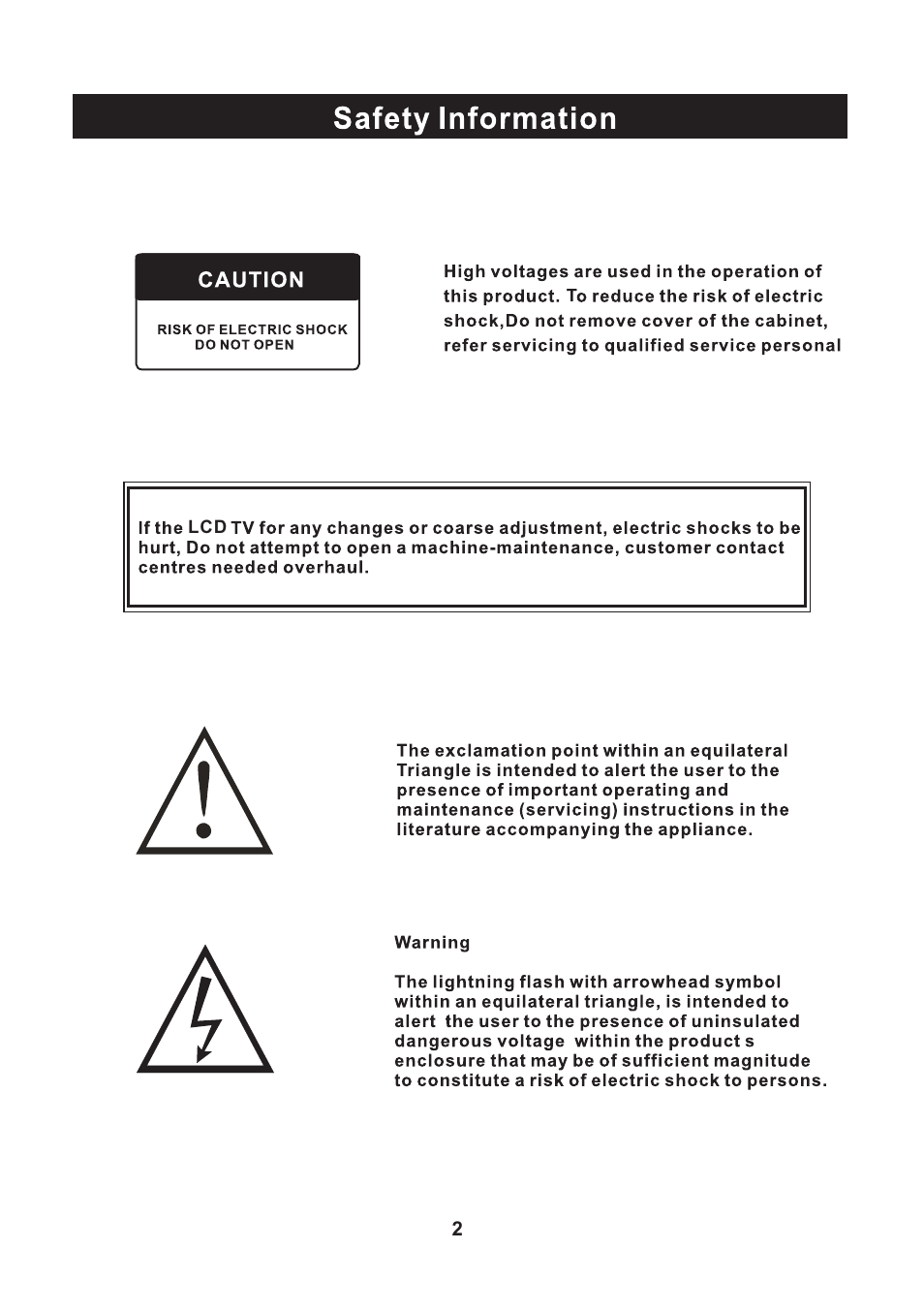 Curtis LCD2400E User Manual | Page 3 / 17