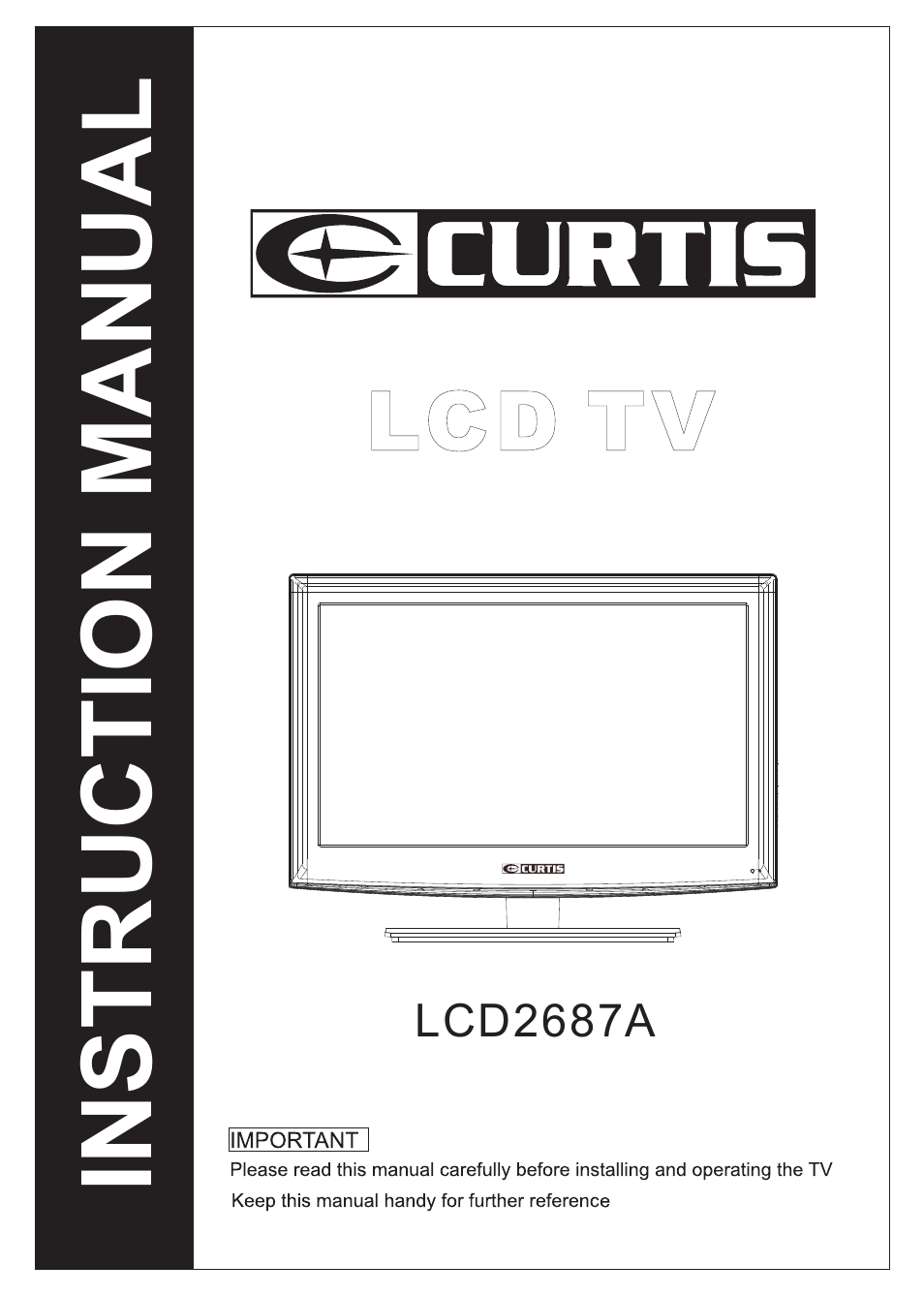 Curtis LCD2687A User Manual | 35 pages