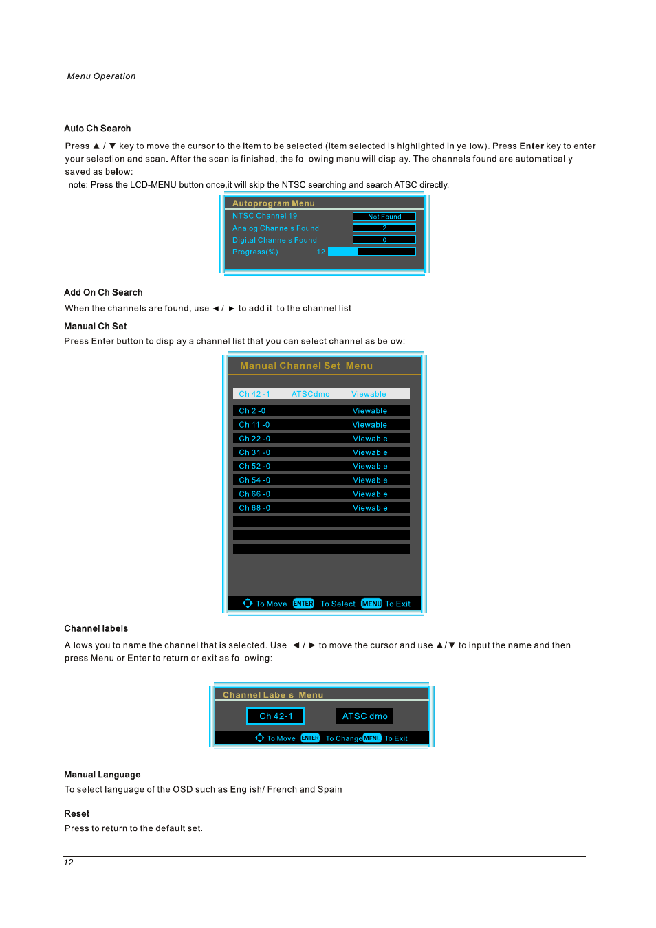 Curtis LCD3213 User Manual | Page 14 / 24