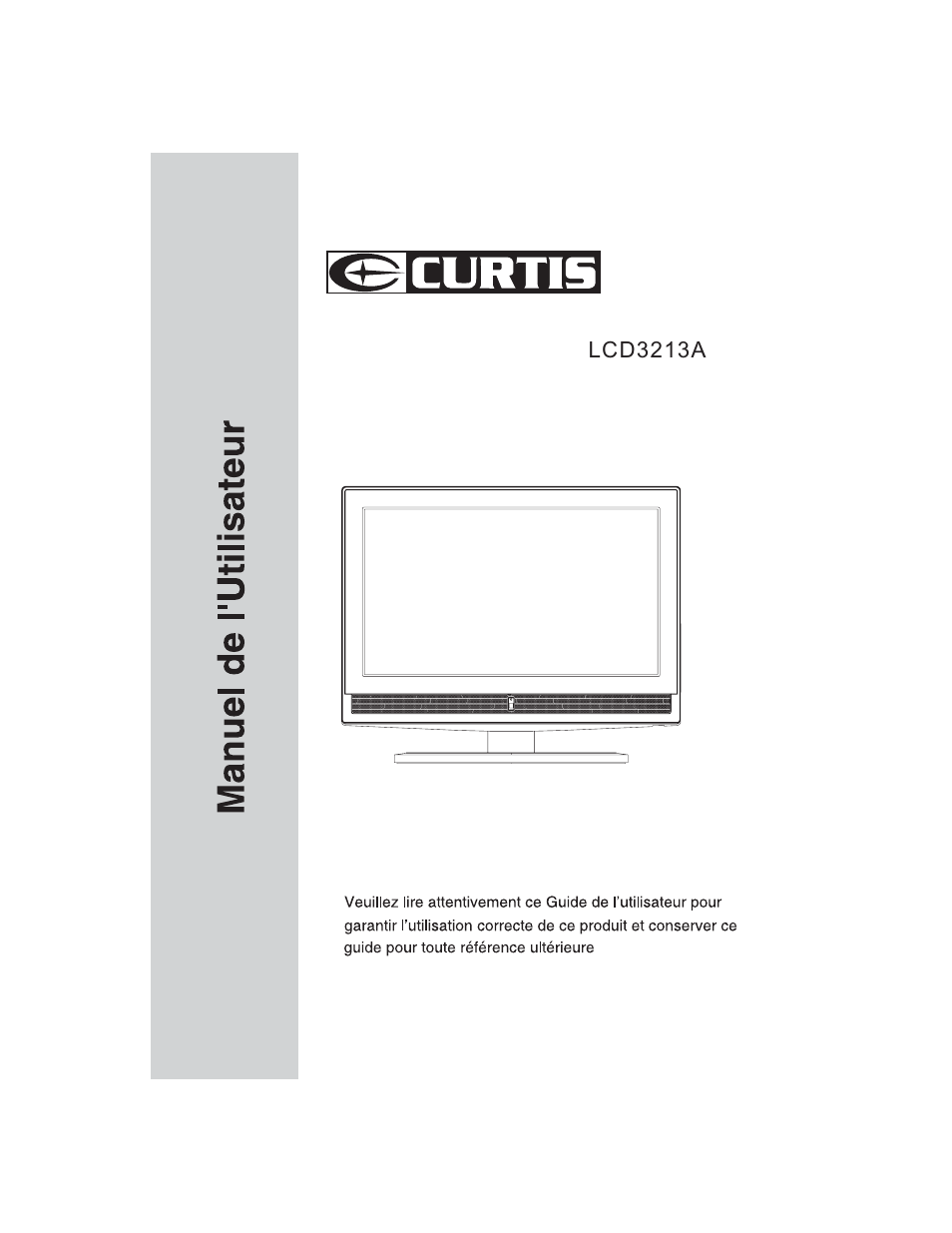 Curtis LCD3213A User Manual | 17 pages
