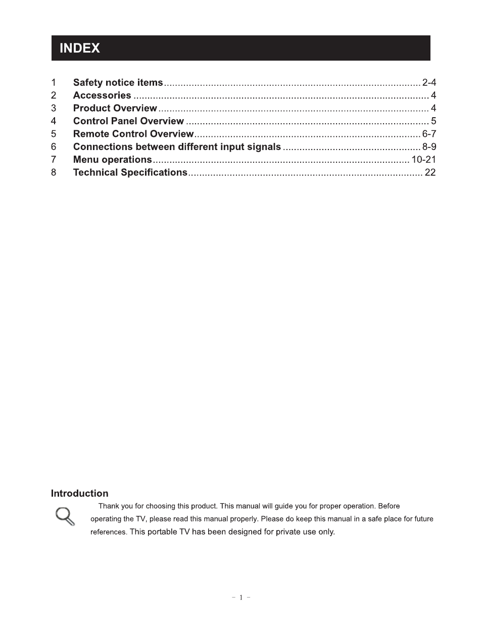 Curtis LCD3717EA User Manual | Page 2 / 24