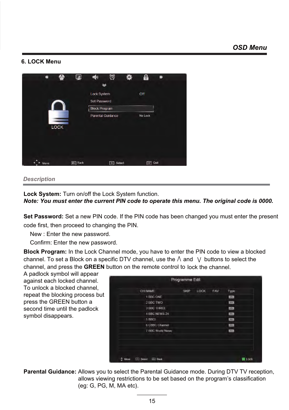 Curtis LCD3957UK User Manual | Page 17 / 26