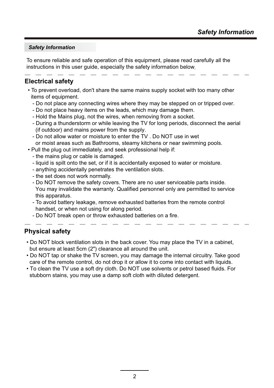 Curtis LCD3957UK User Manual | Page 4 / 26