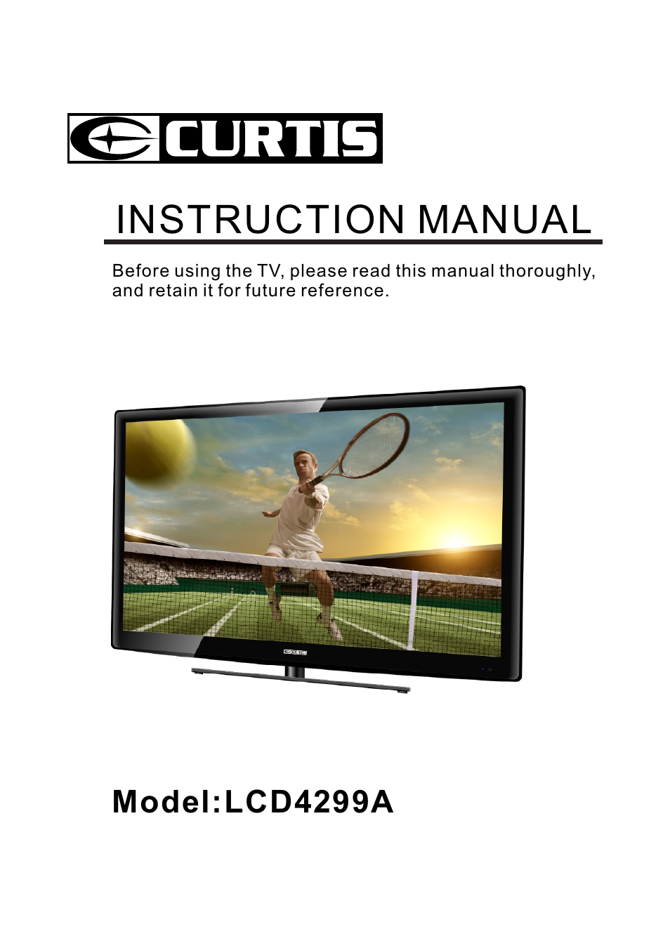 Curtis LCD4299A User Manual | 38 pages