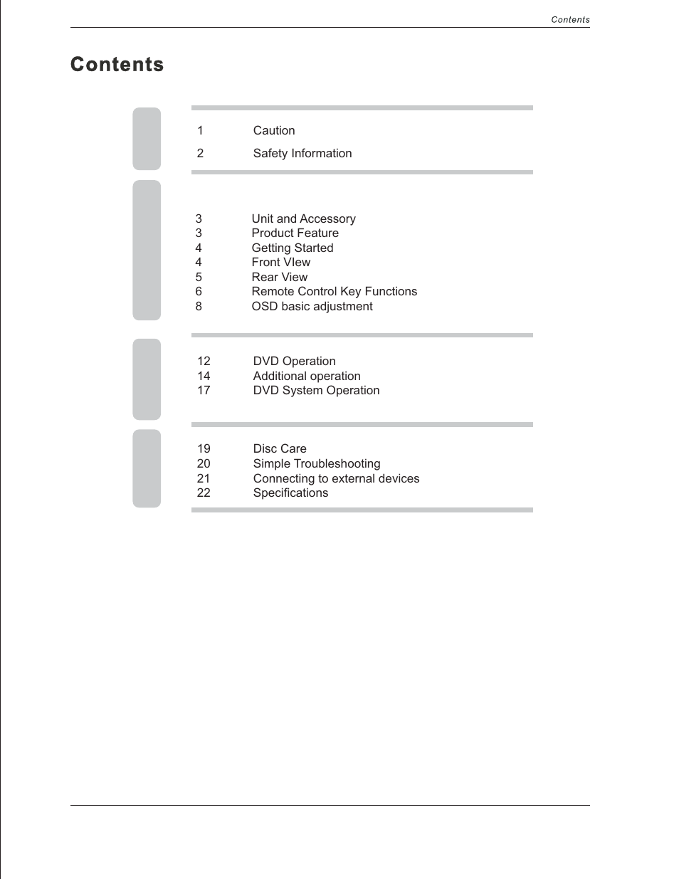 Curtis LCDVD191 User Manual | Page 2 / 23