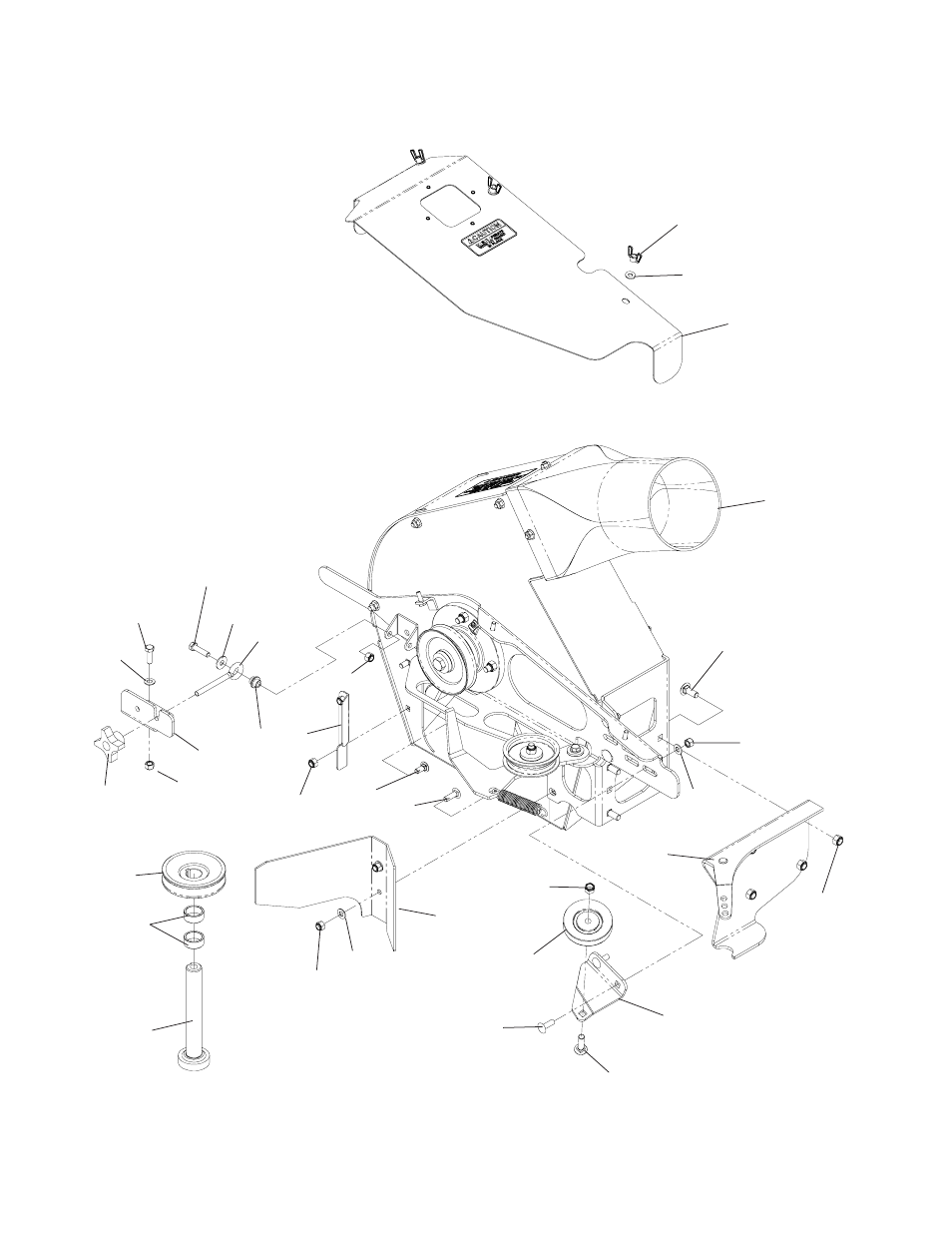 Blower kit 52 | Dixon 114863 - DCK3 User Manual | Page 24 / 40