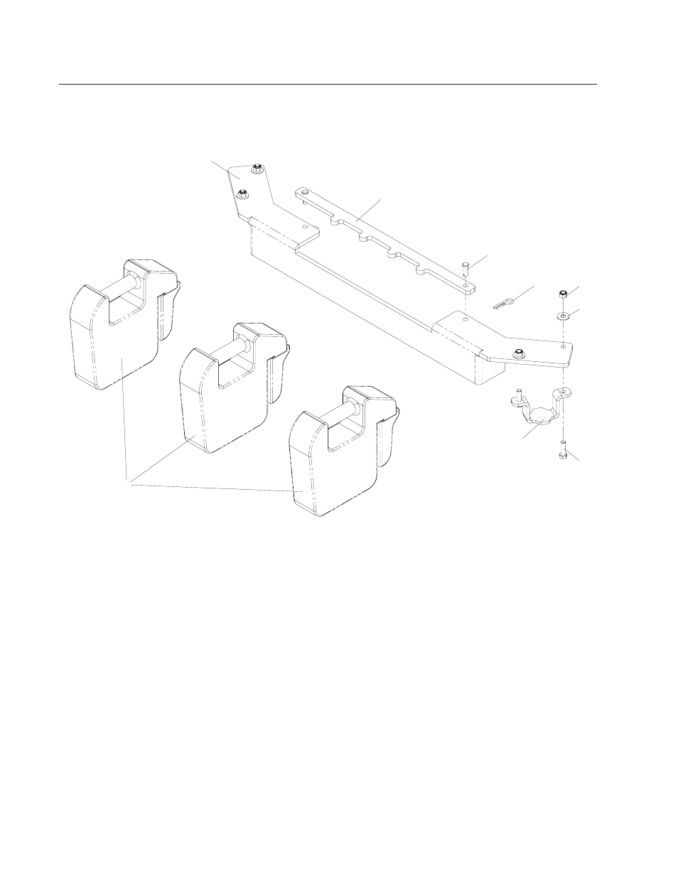 Weight kit model dcg3, Weight kit | Dixon 114863 - DCK3 User Manual | Page 30 / 40