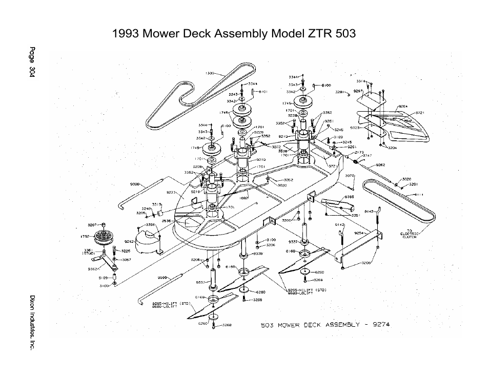 Dixon 503 User Manual | Page 28 / 33