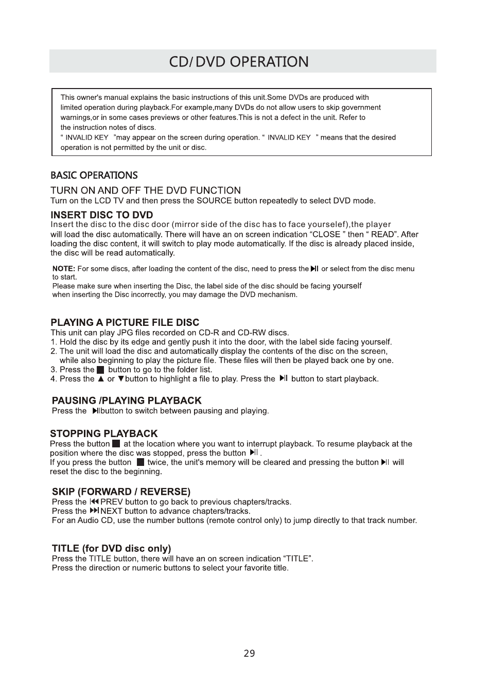 Curtis LCDVD2440A User Manual | Page 32 / 45