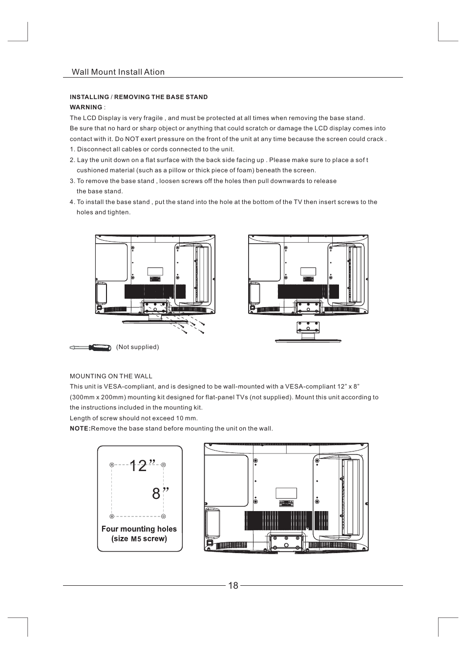 页 19 | Curtis LCDVD326A-2 User Manual | Page 19 / 36