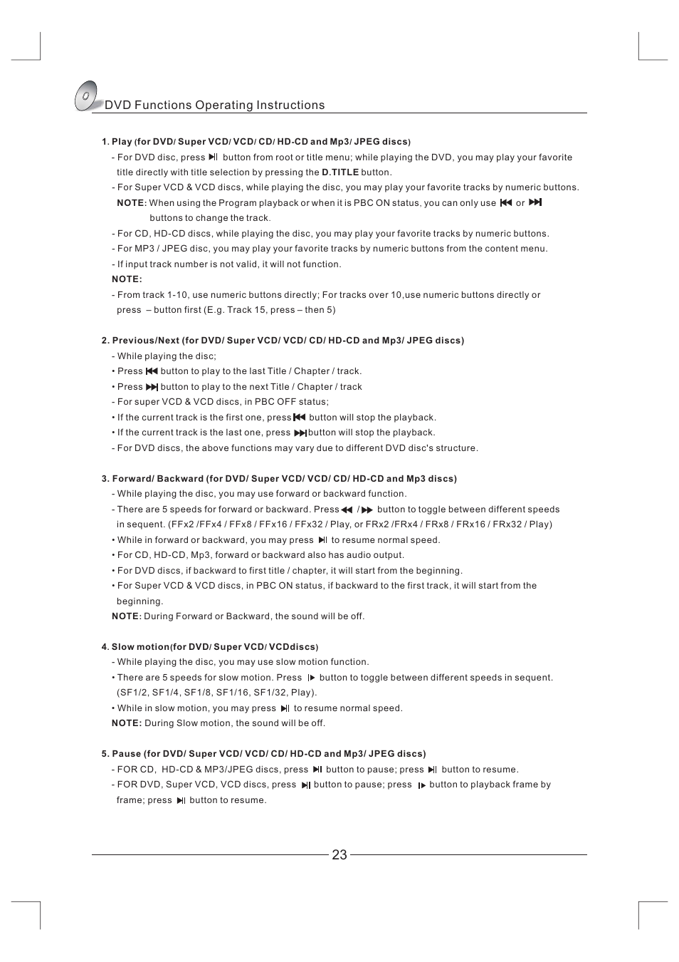 页 24, Dvd functions operating instructions | Curtis LCDVD326A-2 User Manual | Page 24 / 36