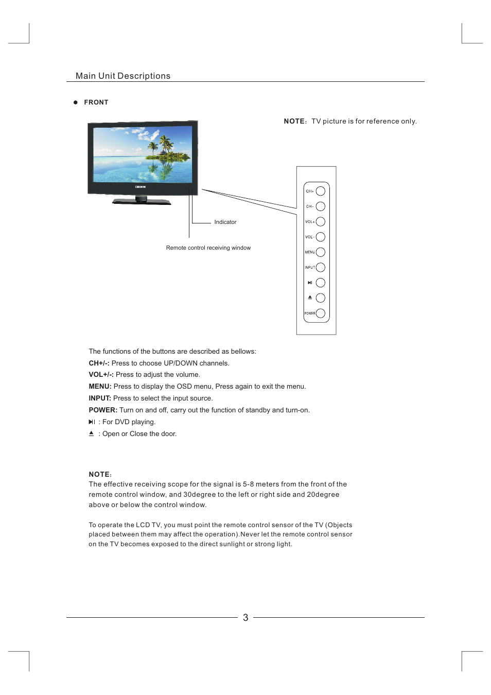 Curtis LCDVD326A-2 User Manual | Page 4 / 36