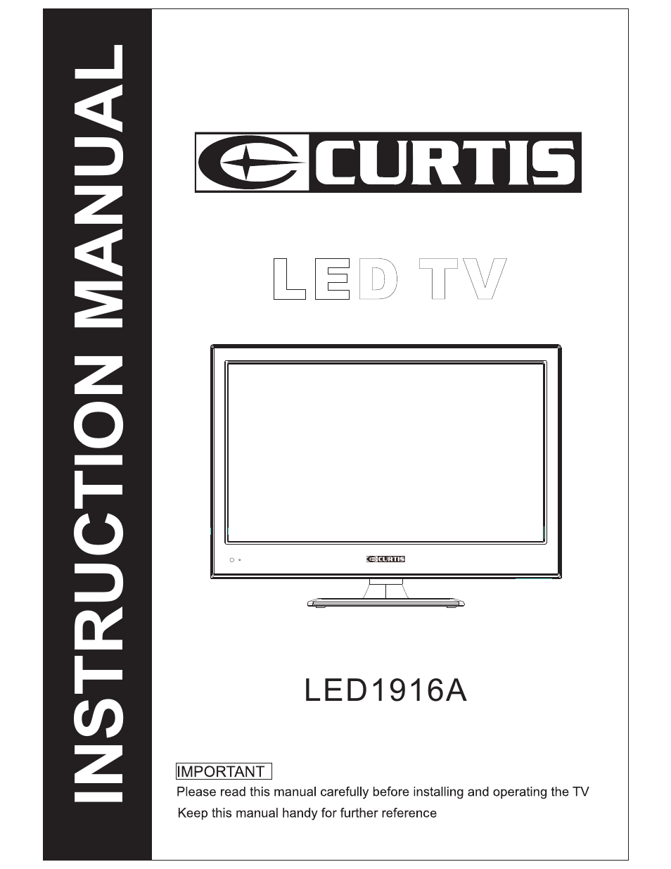 Curtis LED1916A User Manual | 35 pages