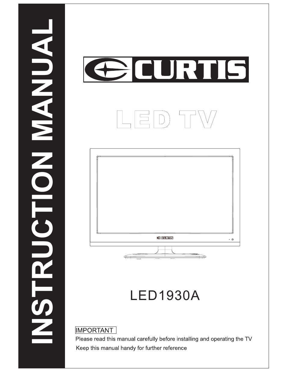 Curtis LED1930A User Manual | 35 pages