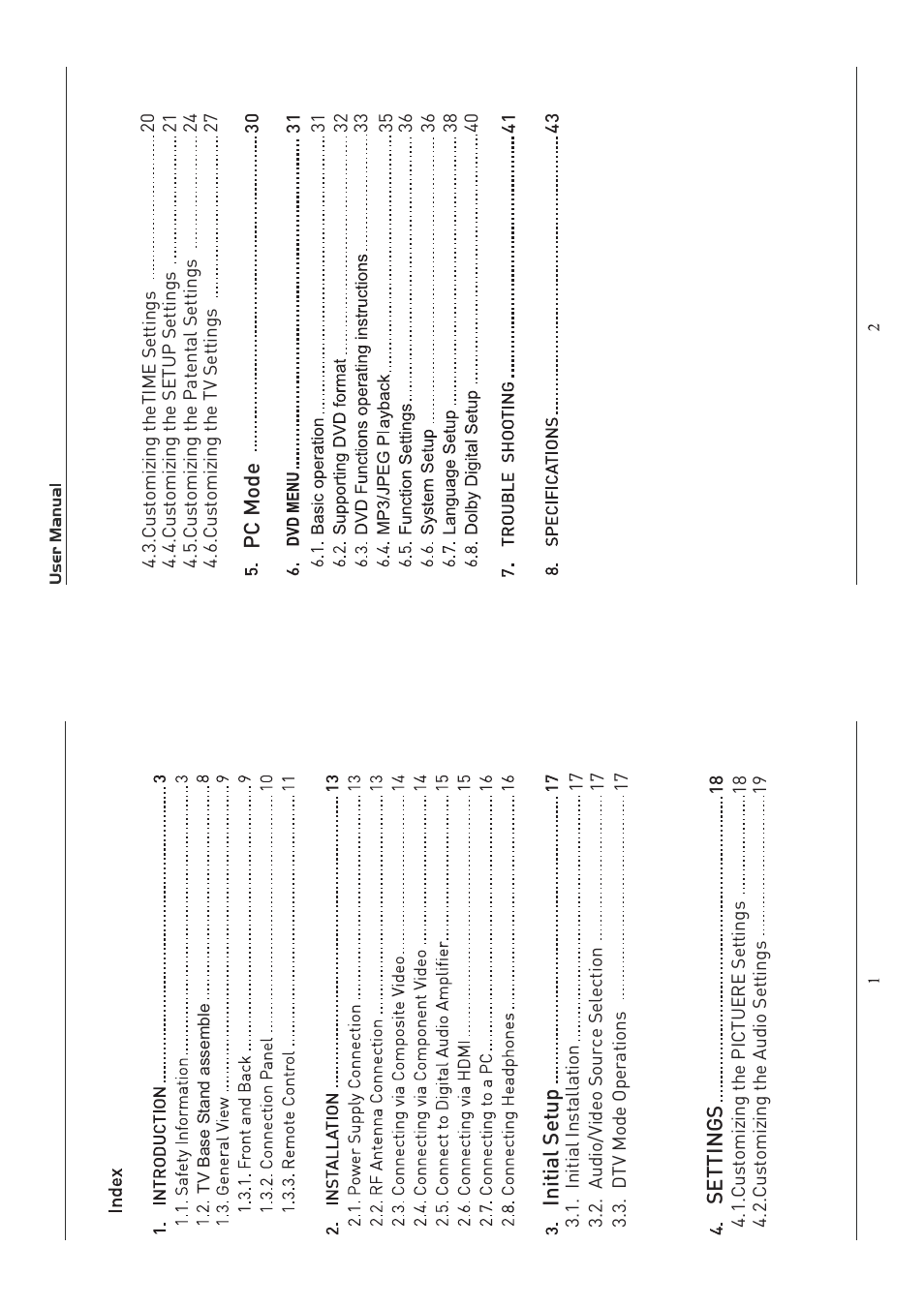 Curtis LEDVD1945A User Manual | Page 2 / 23