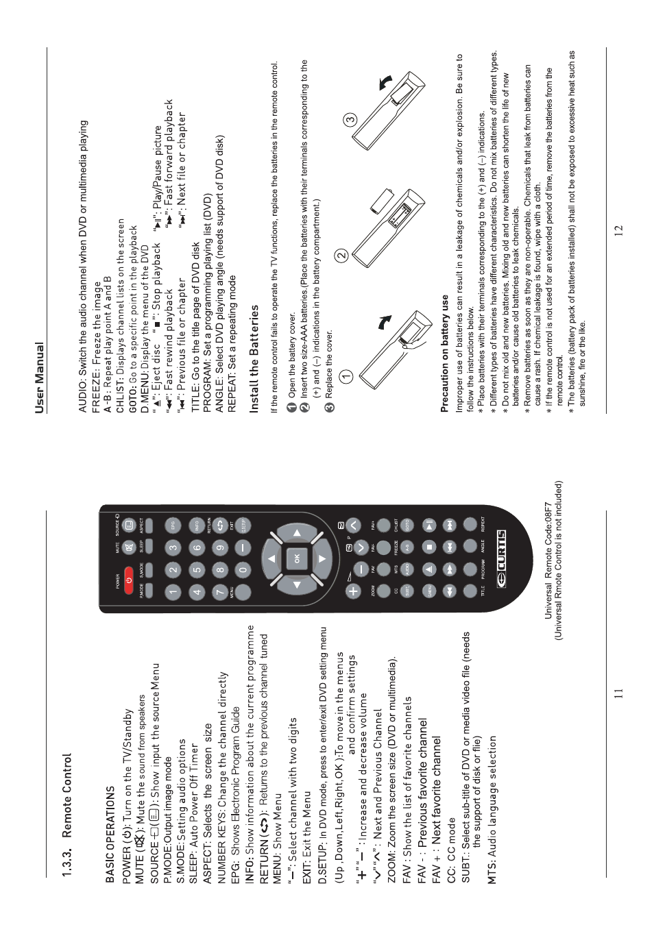 Curtis LEDVD1945A User Manual | Page 7 / 23