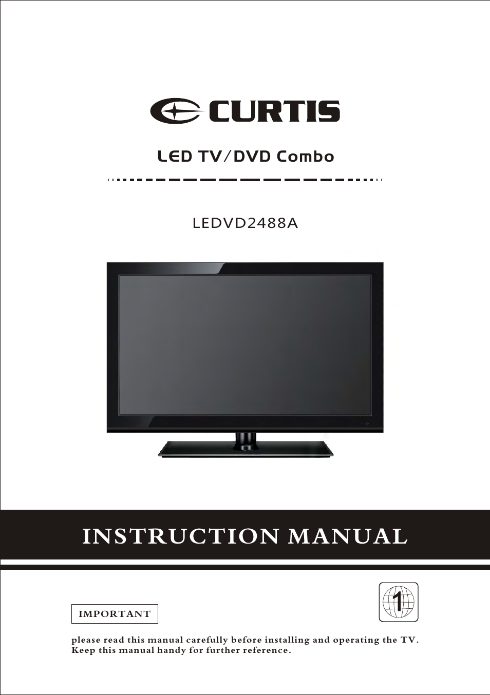 Curtis LEDVD2488A User Manual | 47 pages