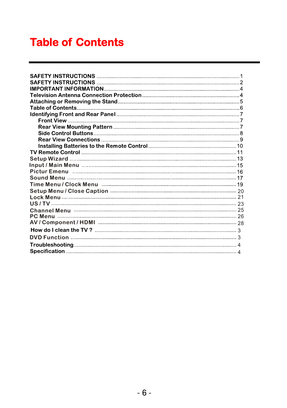 Curtis LEDVD2488A User Manual | Page 7 / 47