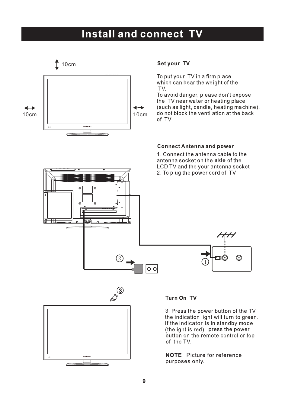 页 10 | Curtis LEDVD2488A-B User Manual | Page 10 / 30