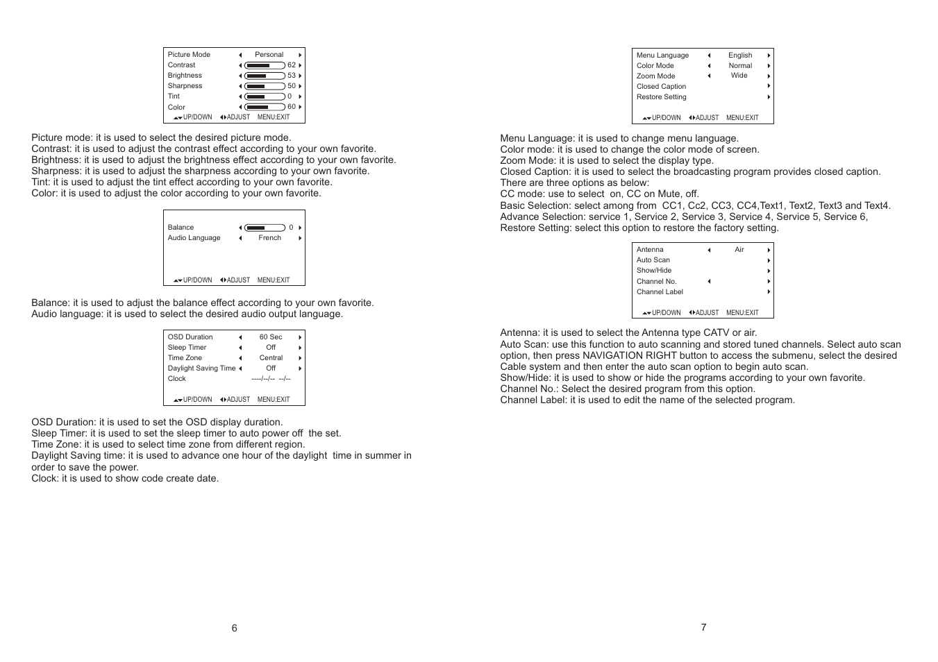 Curtis RT701A User Manual | Page 4 / 5