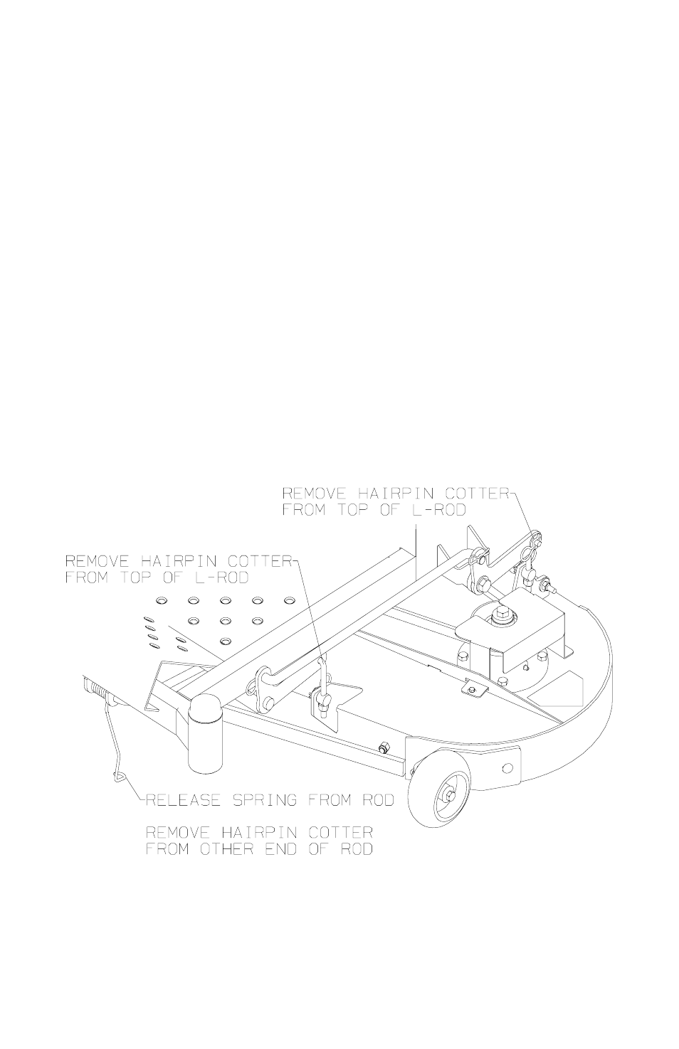 Care and maintenance, Deck removal | Dixon Speedztr 44/968999538 User Manual | Page 42 / 48