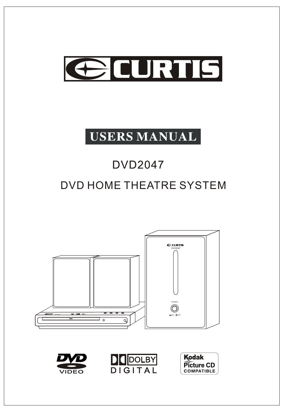 Curtis DVD2047 User Manual | 12 pages
