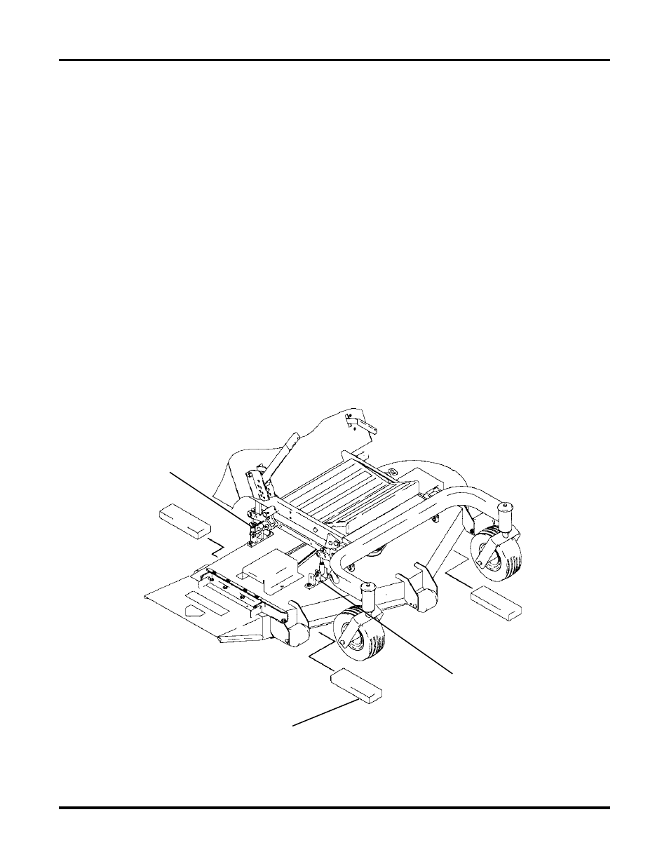 Care and maintenance, Leveling the deck | Dixon ZTR 7025 User Manual | Page 31 / 40