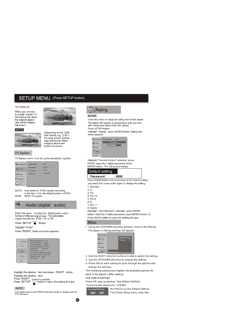 Curtis DVD5091 User Manual | Page 27 / 30