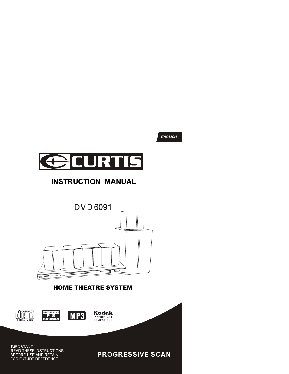 Curtis DVD6091 User Manual | 30 pages