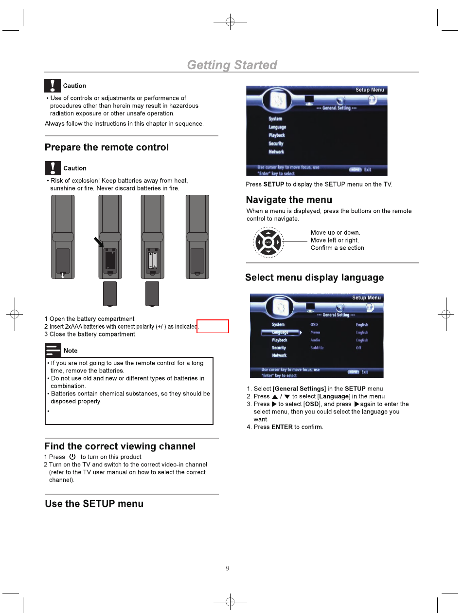 Curtis DVD8532 User Manual | Page 11 / 21