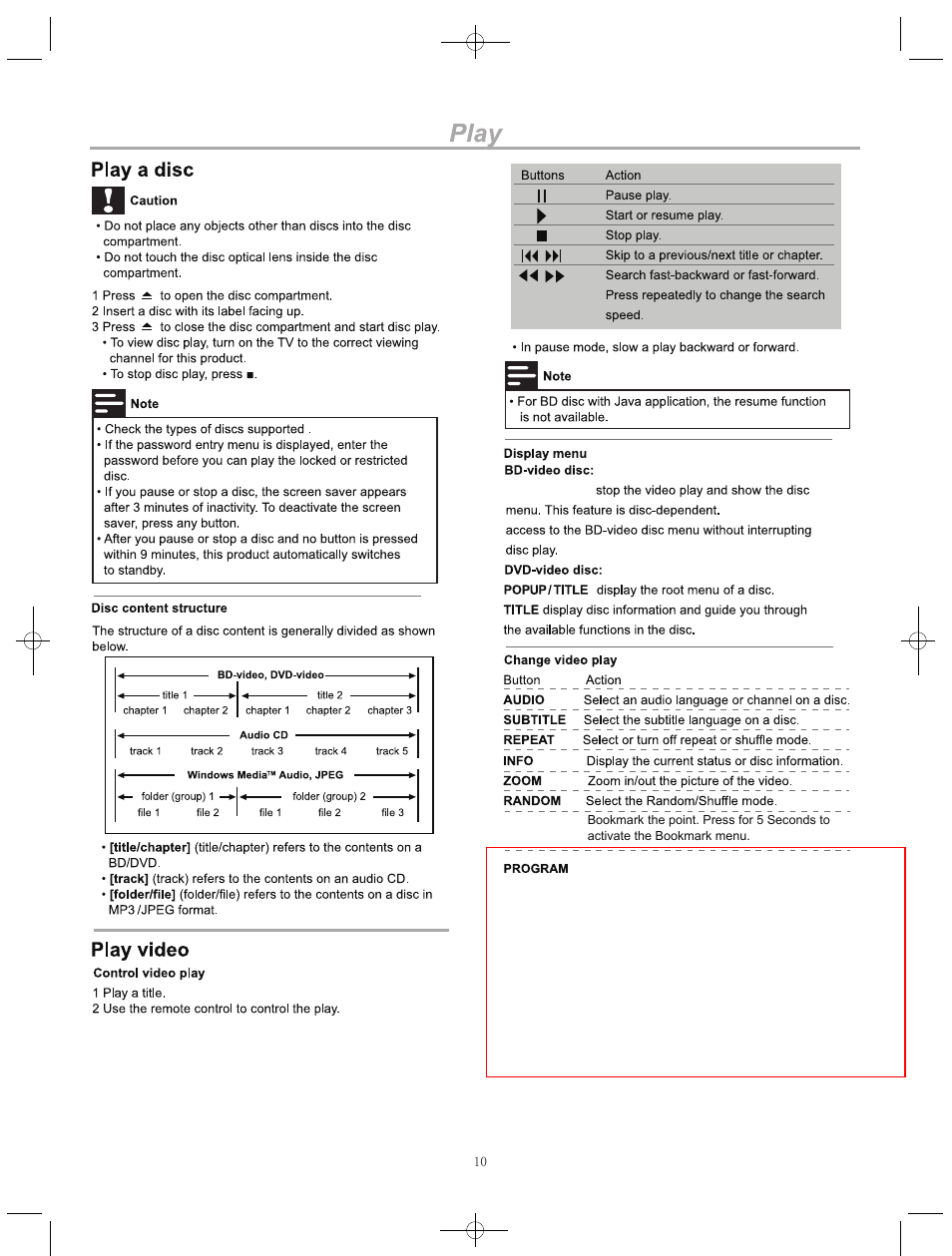 Curtis DVD8532 User Manual | Page 12 / 21