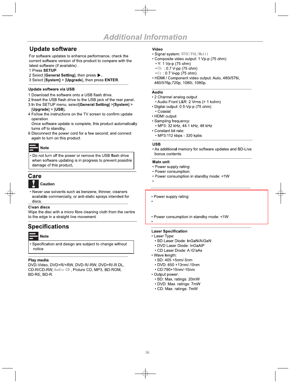 Curtis DVD8532 User Manual | Page 18 / 21