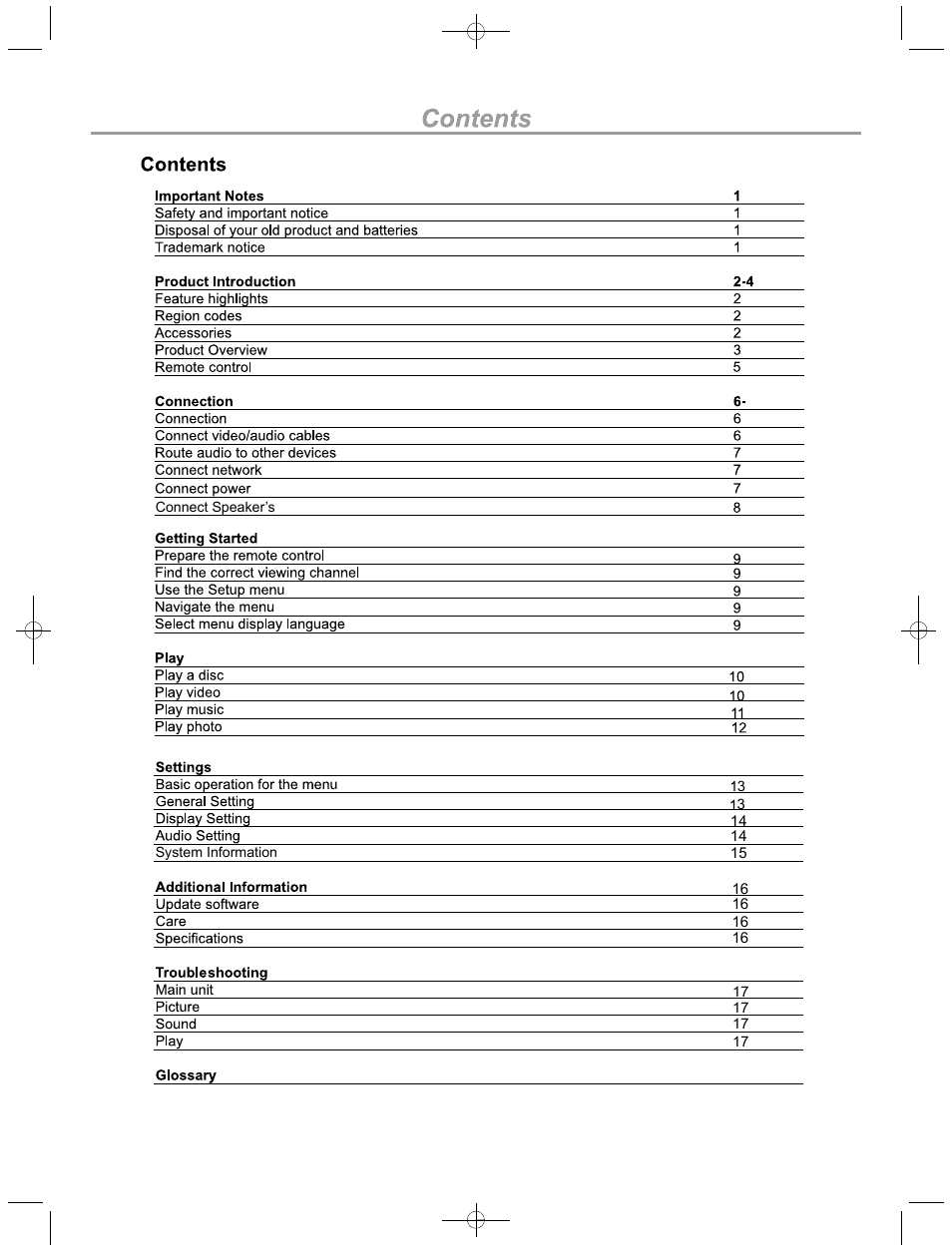 Curtis DVD8532 User Manual | Page 2 / 21