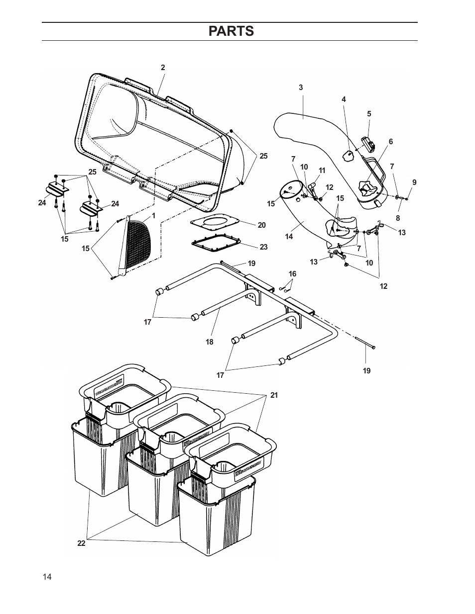 Parts | Dixon 968999515 User Manual | Page 14 / 20