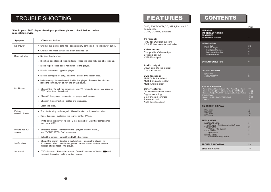 Curtis DVD1045 User Manual | Page 4 / 15