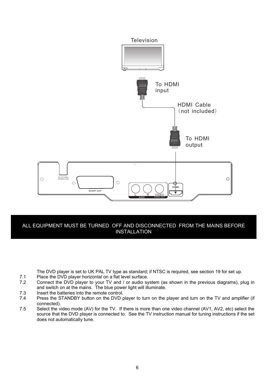 Curtis DVD1046SUK User Manual | Page 6 / 12