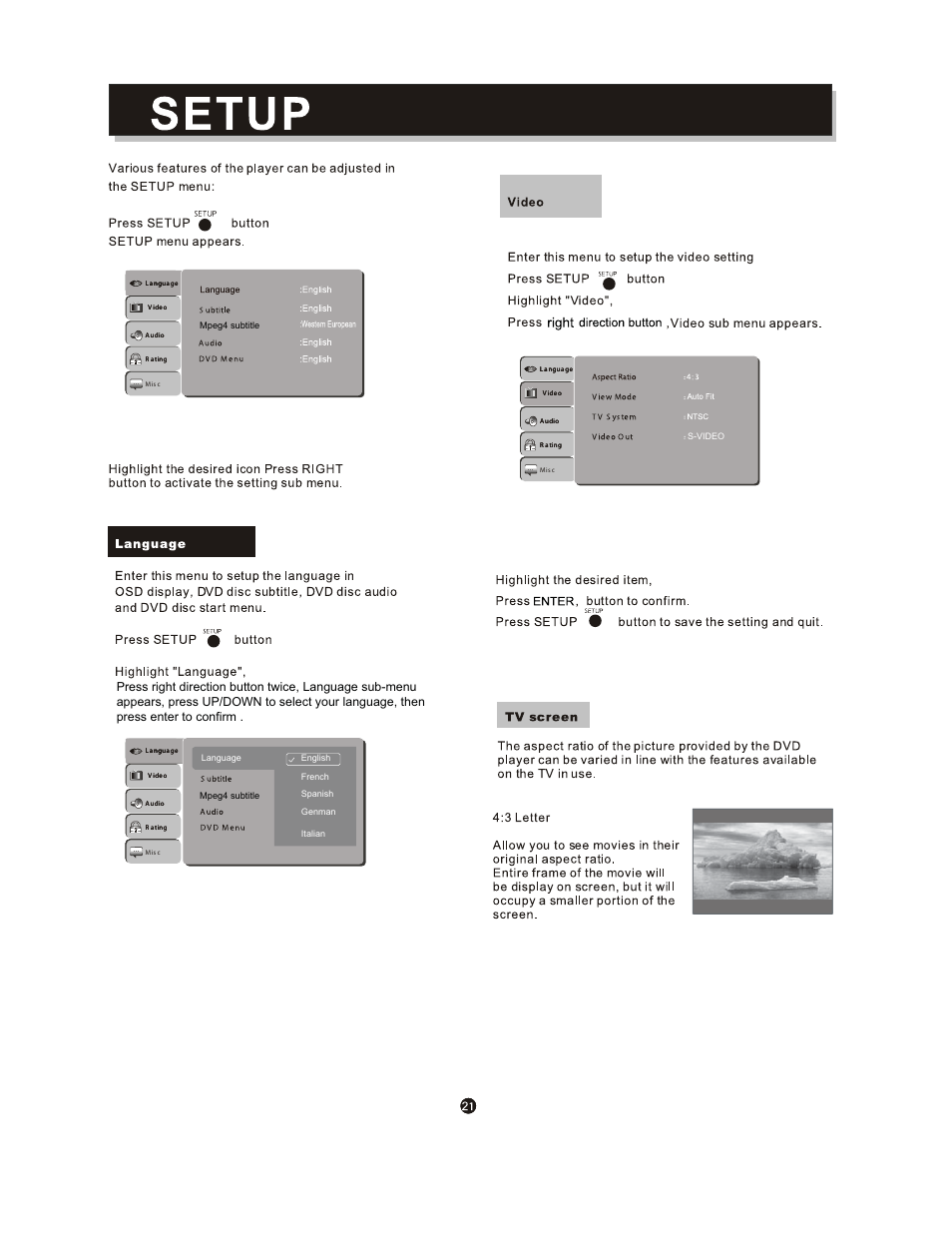 Curtis DVD1053 User Manual | Page 25 / 29