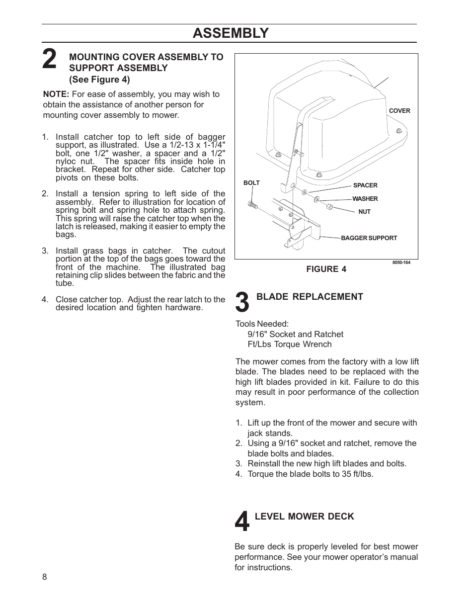 Assembly | Dixon 114893 - DCK2 User Manual | Page 8 / 24
