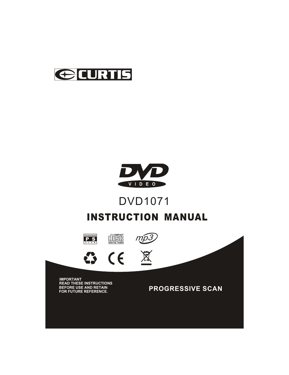 Curtis DVD1071 User Manual | 26 pages