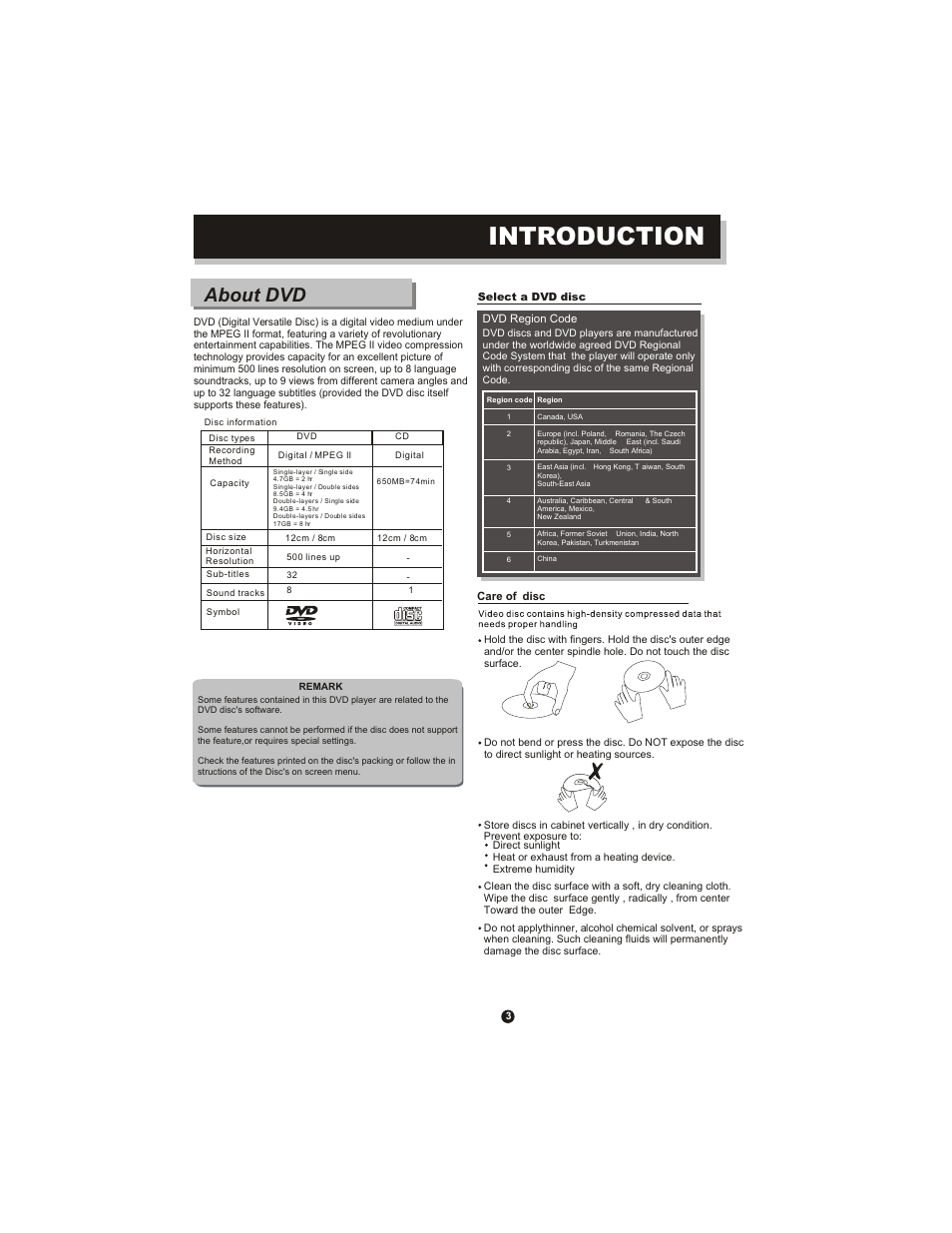 Introduction, About dvd | Curtis DVD1071 User Manual | Page 7 / 26