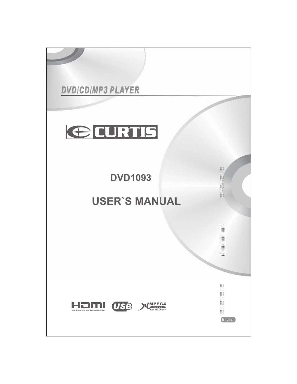 Curtis DVD1093 User Manual | 35 pages