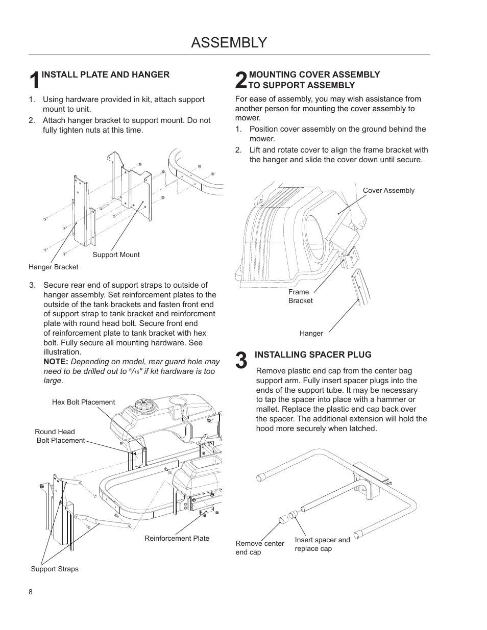 Assembly | Dixon 966004101 User Manual | Page 7 / 18