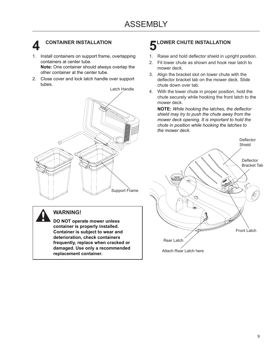 Assembly | Dixon 966004101 User Manual | Page 8 / 18