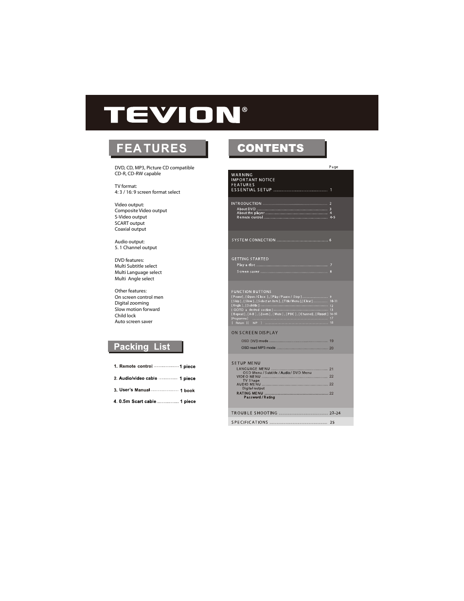 Curtis DVD1096UKT User Manual | Page 4 / 31
