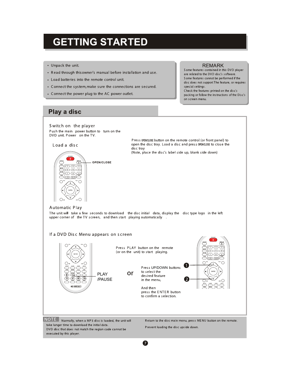 Curtis DVD1112 User Manual | Page 11 / 29