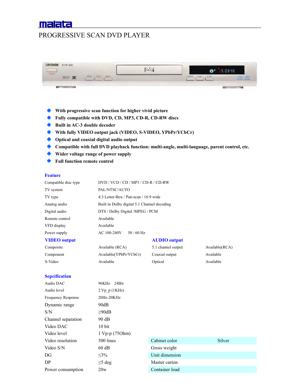 Curtis DVD1190 User Manual | 21 pages
