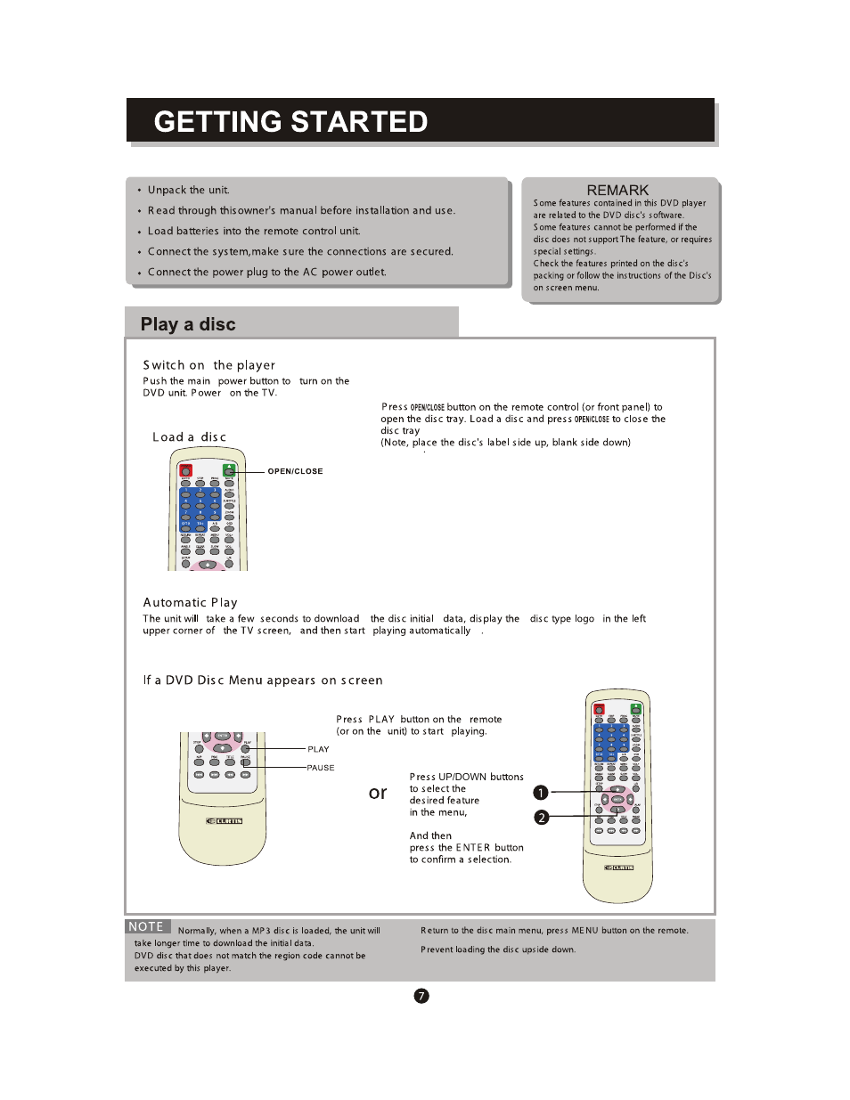 Curtis DVD1602 User Manual | Page 11 / 29