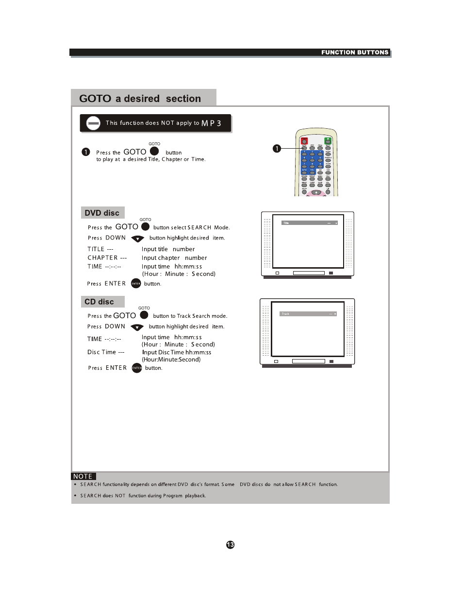 Goto | Curtis DVD1602 User Manual | Page 17 / 29