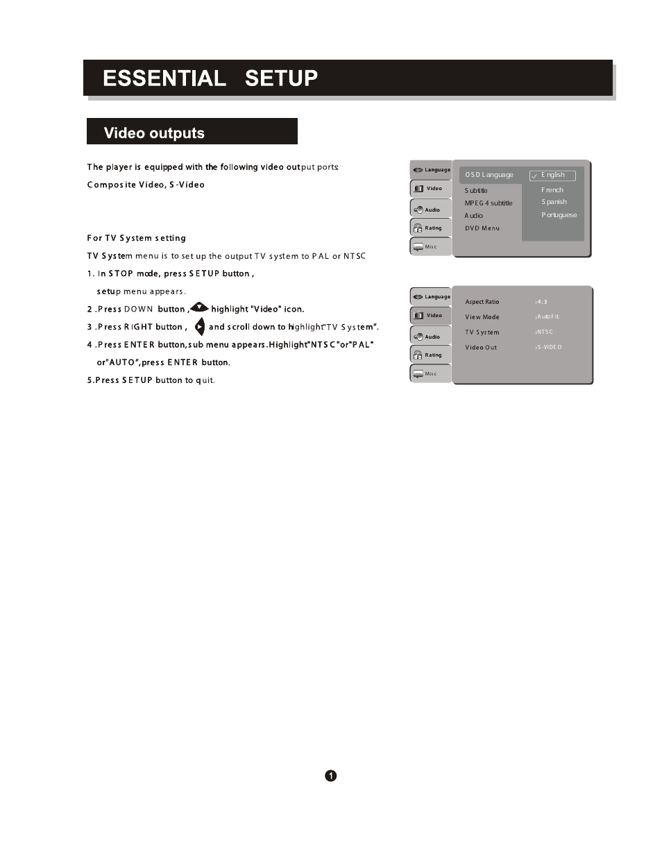 Curtis DVD1602 User Manual | Page 5 / 29